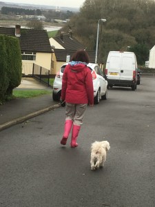 Cleo and Sharon racing ahead