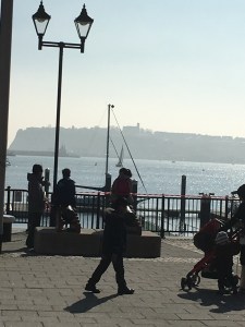 In the distance is Penarth Church
